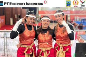 Dukung Penuh Kontingen Papua Tengah di PON 2024, Freeport Apresiasi Raih Mendali Atlet Muay Thai