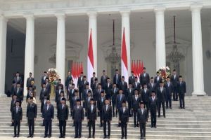 Rombongan Menko dan Menteri Kabinet Merah Putih Tiba di Akmil Magelang