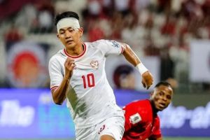 Debut Malik Risaldi bersama Timnas Indonesia di laga melawan Bahrain