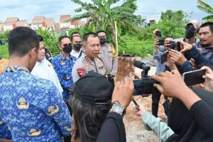 Polda Kalsel Gerebek Tempat Pembuangan Limbah Medis Ilegal