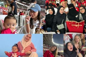 WAGs Timnas Indonesia Noonton Langsung di Stadion GBK