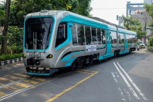 Jalur Uji Coba Trem Otonom Baterai di Solo Diperpanjang hingga Jalur Purwosari-Wonogiri