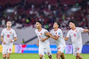 Timnas Indonesia menang 2-0 atas Timnas Arab Saudi berkat dua gol Marselino Ferdinan