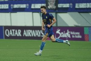 Mateo Kocijan girang golnya membantu Persib Bandung menang atas Lion City Sailors FC