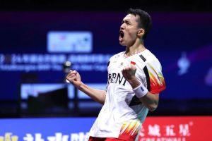 Jonatan Christie kala berlaga