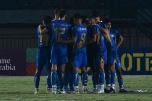 Para pemain Persib Bandung kala berlaga