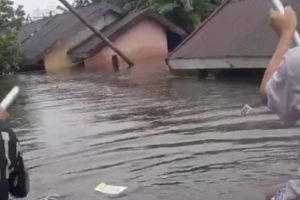 Banjir di Makassar hingga 2 meter