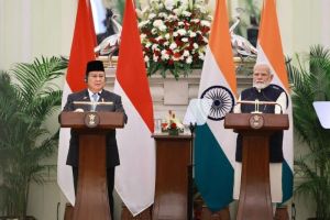 Presiden Prabowo Subianto bertemu PM India Narendra Modi