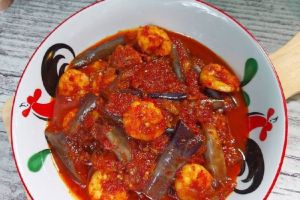 Resep Sambal Udang Terong