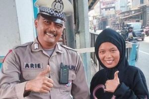 Agak Lain! Seorang Ibu Hamil di Subang Ngidam Ingin Kena Tilang Polisi