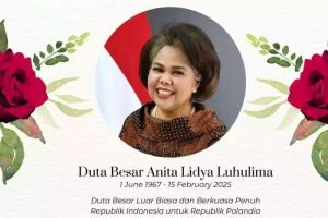 Dubes Indoensia untuk Polandia Anita Lidya Luhulima Meninggal Dunia