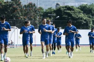 Persib Bandung kala berlatih