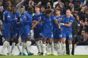 Selebrasi pemain Chelsea