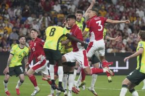 Duel Timnas Australia vs Timnas Indonesia, Kamis (20/3/2025) (c) AP Photo/Mark Baker