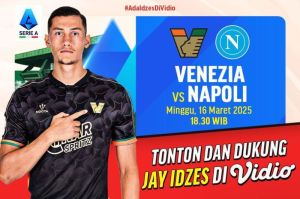 Jadwal siaran langsung Venezia vs Napoli di Vidio (c) Vidio