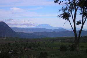 View Gunung Malabar dari Bawah