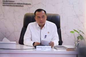 Menteri Sekretaris Negara (Mensesneg) Prasetyo Hadi dalam konferensi pers di Jakarta, Senin (17/3/2025).(DOK. Humas Kemenpan-RB)