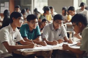 dosen dan mahasiswa mempresentasikan prototipe riset tanpa mitra industri