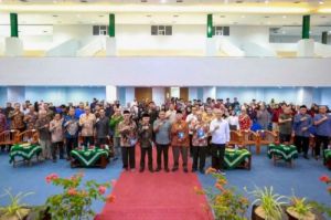 Kegiatan bedah buku berjudul "JI The Untold Story – Perjalanan Kisah Jemaah Islamiyah" yang digelar di Universitas Muhammadiyah Bandung, Jawa Barat, Kamis (15/5/2025). (ANTARA/HO-BNPT RI)