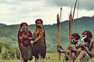 Potret salah satu suku di Papua