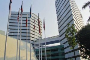 Gedung Sekretariat ASEAN di Jalan Trunojoyo Nomor 1, Kebayoran Baru, Jakarta Selatan. (Kementerian PUPR)