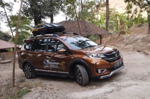Honda BR-V saat melewati tanjakan di Wisata Batu Lawang, Cirebon, Jawa Barat(kompas.com)