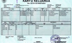 Ilustrasi KK. Catat, Ini Dokumen Kependudukan yang Perlu dan Tidak Perlu Surat Pengantar RT/RW(Dindukcapil Brebes)