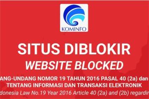 kominfo blokir aplikasi digital, masyarakat kesulitan akses internet