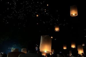 Festival Lampion Waisak 2023(KOMPAS.com/ Suci Wulandari Putri )