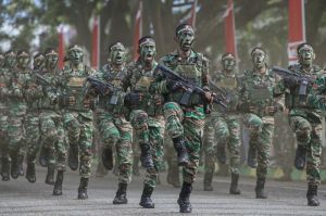 Ilustrasi TNI, gaji TNI. Gaji TNI 2025. Gaji TNI tahun 2025. Daftar gaji TNI tahun 2025 dari Tamtama hingga Jenderal.(ANTARA FOTO/Khalis Surry)