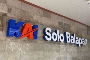 Stasiun Solo Balapan. Tarif parkir Solo Balapan 2025. Tarif parkir Stasiun Solo Balapan 2025. Tarif parkir inap Solo Balapan 2025.(KOMPAS.COM/MELA ARNANI)