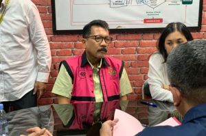 Tersangka Zarof Ricar saat diperiksa di Kejaksaan Agung, Jakarta, Jumat (17/1/2025).(Dok.Humas Kejagung)(Shela Octavia)