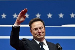CEO Tesla, Elon Musk, resmi mundur dari pemerintahan Presiden Amerika Serikat (AS) Donald Trump.(AFP/ANGELA WEISS)