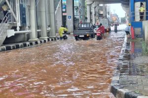 Ilustrasi Banjir merendam Jakarta.(KOMPAS.com/ SHINTA DWI AYU)