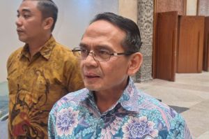 Kepala Eksekutif Pengawas Lembaga Pembiayaan, Perusahaan Modal Ventura, Lembaga Keuangan Mikro, dan Lembaga Jasa Keuangan Lainnya OJK Agusman ketika ditemui pada Pertemuan Tahunan Industri Jasa Keuang