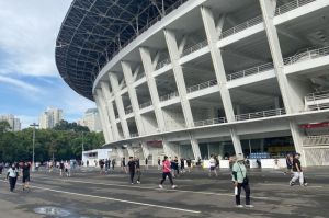 Suasana kawasan stadion utama Gelora Bung Karno (SUGBK), Senayan(Hanifah Salsabila)