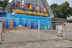 Situasi dapur MBG Kalibata yang dikabarkan berhenti beroperasi, Rabu (16/4/2025)(KOMPAS.com/Febryan Kevin)