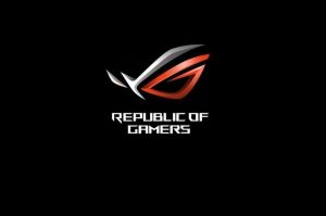 Ilustrasi logo Republic Of Gamers, merek produk Asus yang berfokus pada produksi perangkat keras untuk gaming, seperti laptop, monitor, keyboard, motherboard, dan mouse.(ASUS)