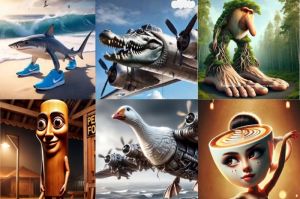Ilustrasi Italian Brainrot atau meme anomali yang viral di TikTok, ada Tralalero Tralala, Bombardiro Crocodillo, Tung Tung Tung Sahur, dll.(KOMPAS.com/Zulfikar Hardiansyah)