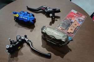 Upgrade sistem pengereman motor di Digioto(KOMPAS.com/FATHAN)