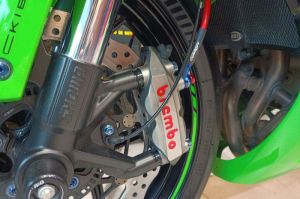 Upgrade sistem pengereman motor di Digioto(KOMPAS.com/FATHAN)