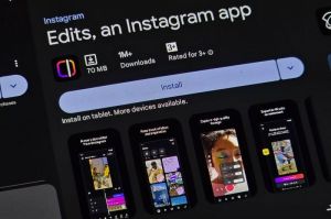 Instagram resmi meluncurkan Edits, aplikasi khusus untuk menyunting video.(KOMPAS.com/ Galuh Putri Riyanto)