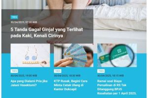 Tanda Gagal Ginjal hingga Alasan Bibit Siklon Muncul Saat Kemarau