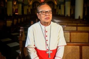Ignatius Suharyo Hardjoatmodjo, kardinal dari Indonesia, negara dengan populasi Muslim terbesar di dunia.(ANTARA FOTO/RIVAN AWAL via ABC INDONESIA)