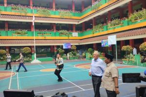 Bill Gates dan Prabowo Subianto Tinjau MBG di Pulogadung(KOMPAS.com/Febryan Kevin)