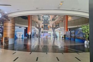 Pluit Junction Mal di Penjaringan, Jakarta Utara, resmi ditutup.(KOMPAS.com/ SHINTA DWI AYU)