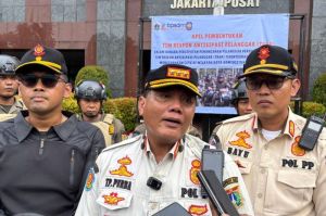 Satpol PP Jakarta Pusat bentuk Tim Trap (KOMPAS.com/Lidia Pratama Febrian )