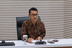 Juru Bicara KPK Budi Prasetyo di Gedung Merah Putih, Jakarta, Jumat (9/5/2025).(KOMPAS.com/Haryanti Puspa Sari)