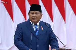 Presiden RI Prabowo Subianto dalam PUIC ke-19 di Gedung DPR, Senayan, Jakarta, Rabu (14/5/2025). (Dok. Setpres)