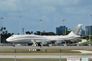 Boeing 747-8 milik pemerintah Qatar.(ABCNews)